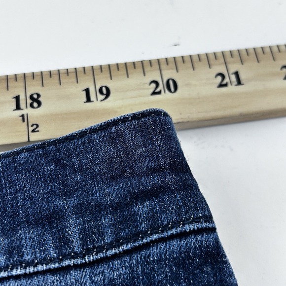 Joseph Abboud Mens Jeans Size Blue Denim 40 X 28 athletic fit dark distressed - Picture 12 of 14